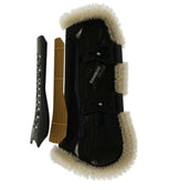 Kentucky Horsewear Botas para tendones Bamboo Elastic Español (ES): piel de oveja vegana Negro