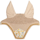 Kentucky Bonete para Orejas Wellington Velvet Spring Leaves Whispers Marron Blanco