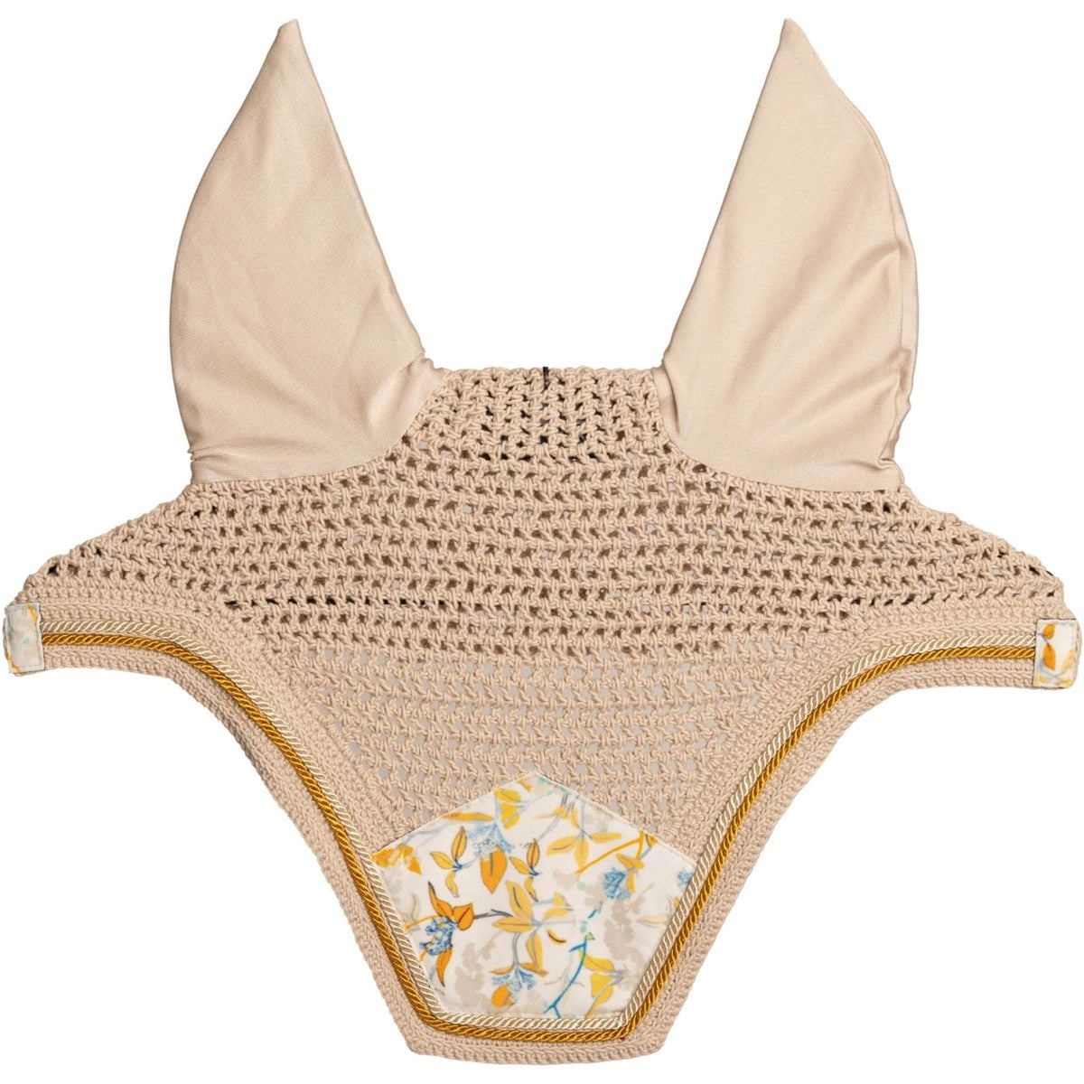 Kentucky Bonete para Orejas Wellington Velvet Spring Leaves Whispers Marron Blanco