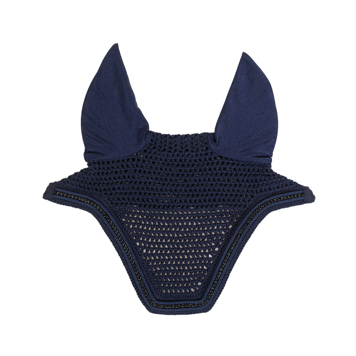 Kentucky Horsewear Bonete para Orejas Wellington Cadena Soundless Navy