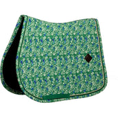 Kentucky Mantilla Velvet Paisley Garden saltando verde/azul marino