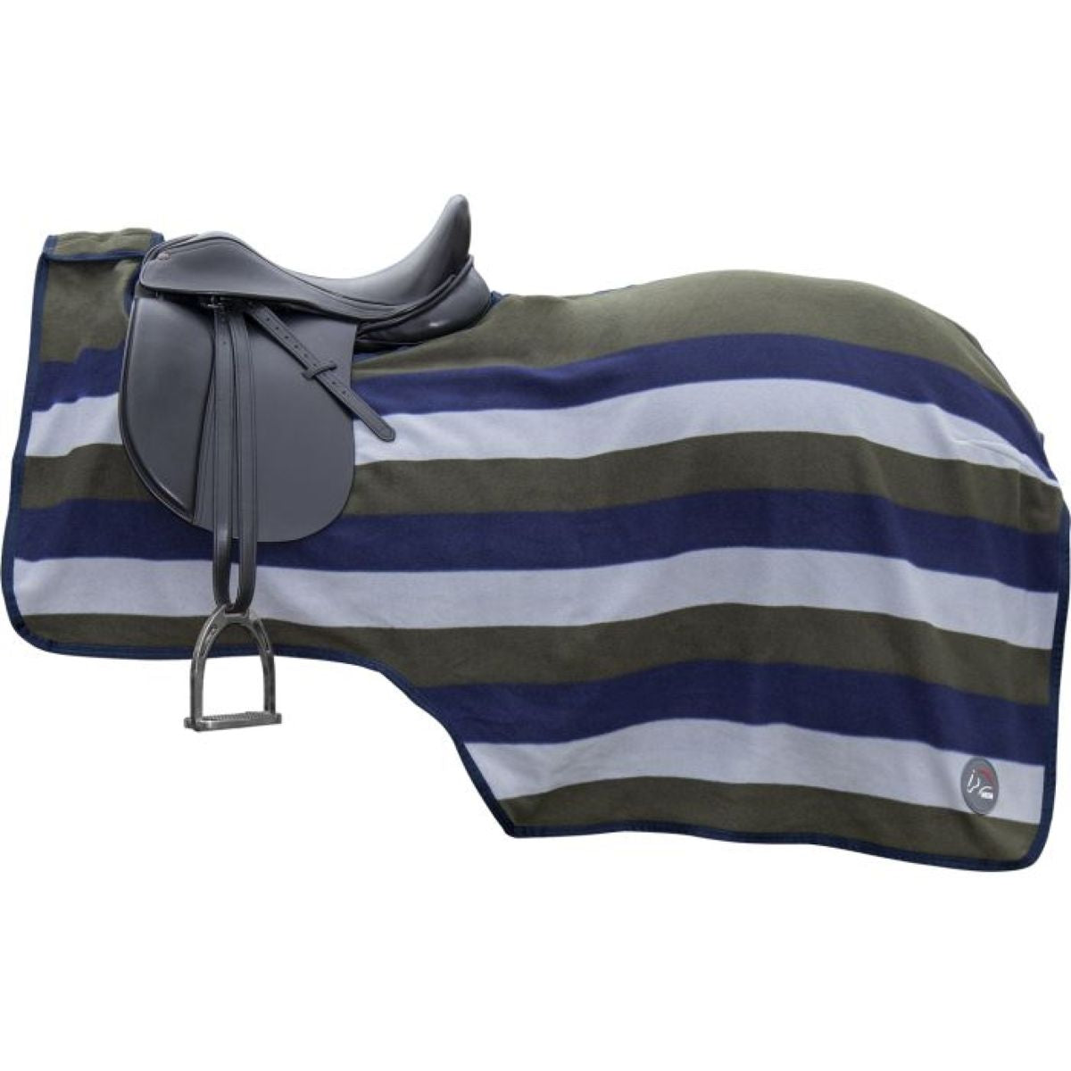 HKM Manta de ejercicio Professional Azul Oscuro Gris Piedra Verde Oliva