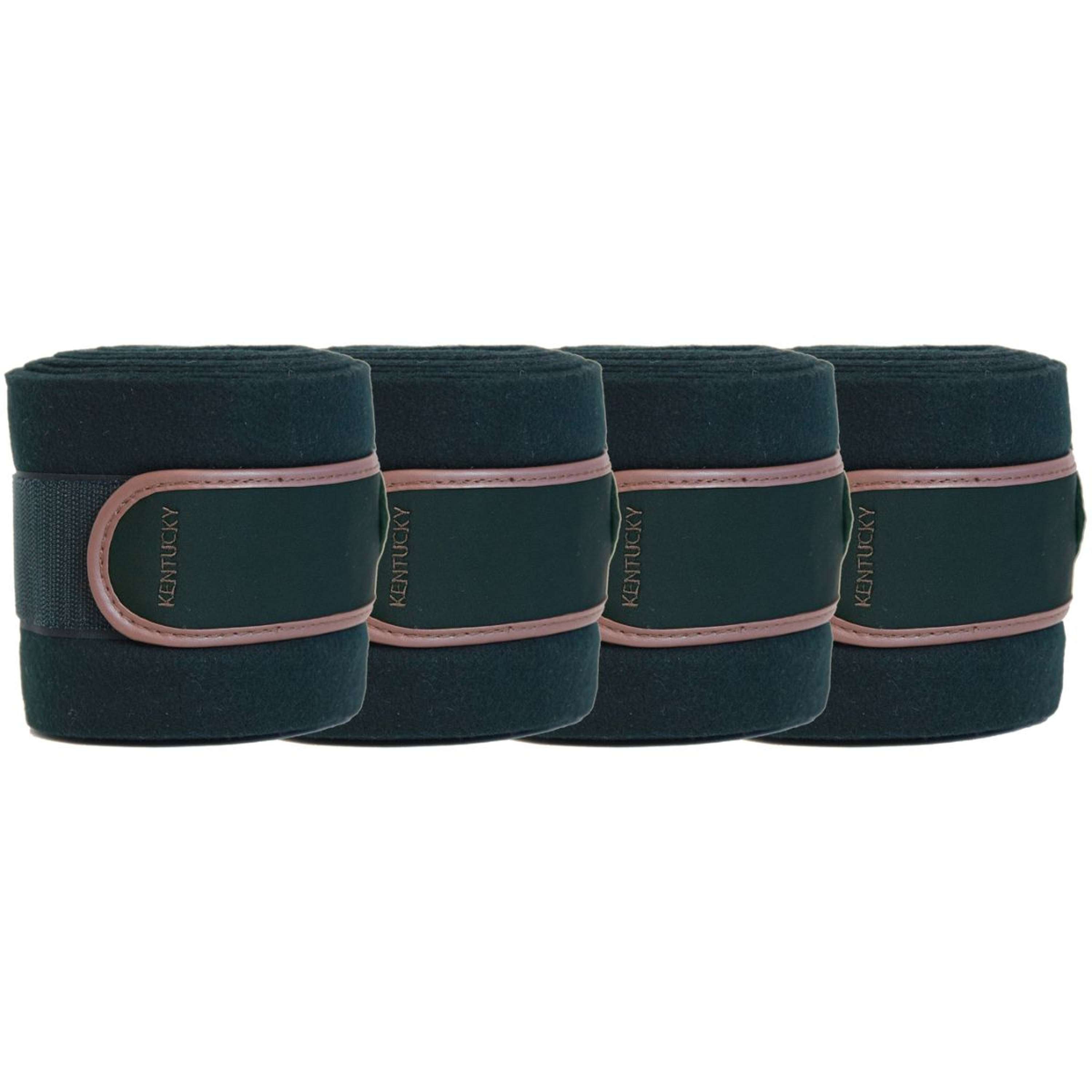 Kentucky Horsewear Vendajes Polar Fleece Verde