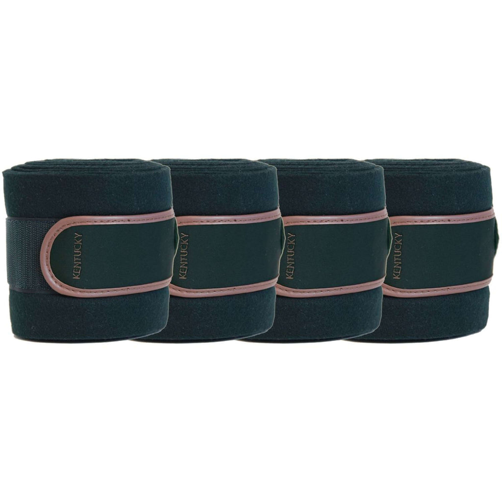 Kentucky Horsewear Vendajes Polar Fleece Verde