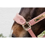 Kentucky Horsewear Cabezada Teddy Fleece Rosa Viejo