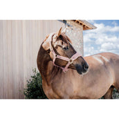 Kentucky Horsewear Cabezada Teddy Fleece Rosa Viejo