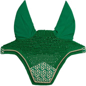 Kentucky Bonete para Orejas Wellington Velvet Maze Cipher Blanco/Verde