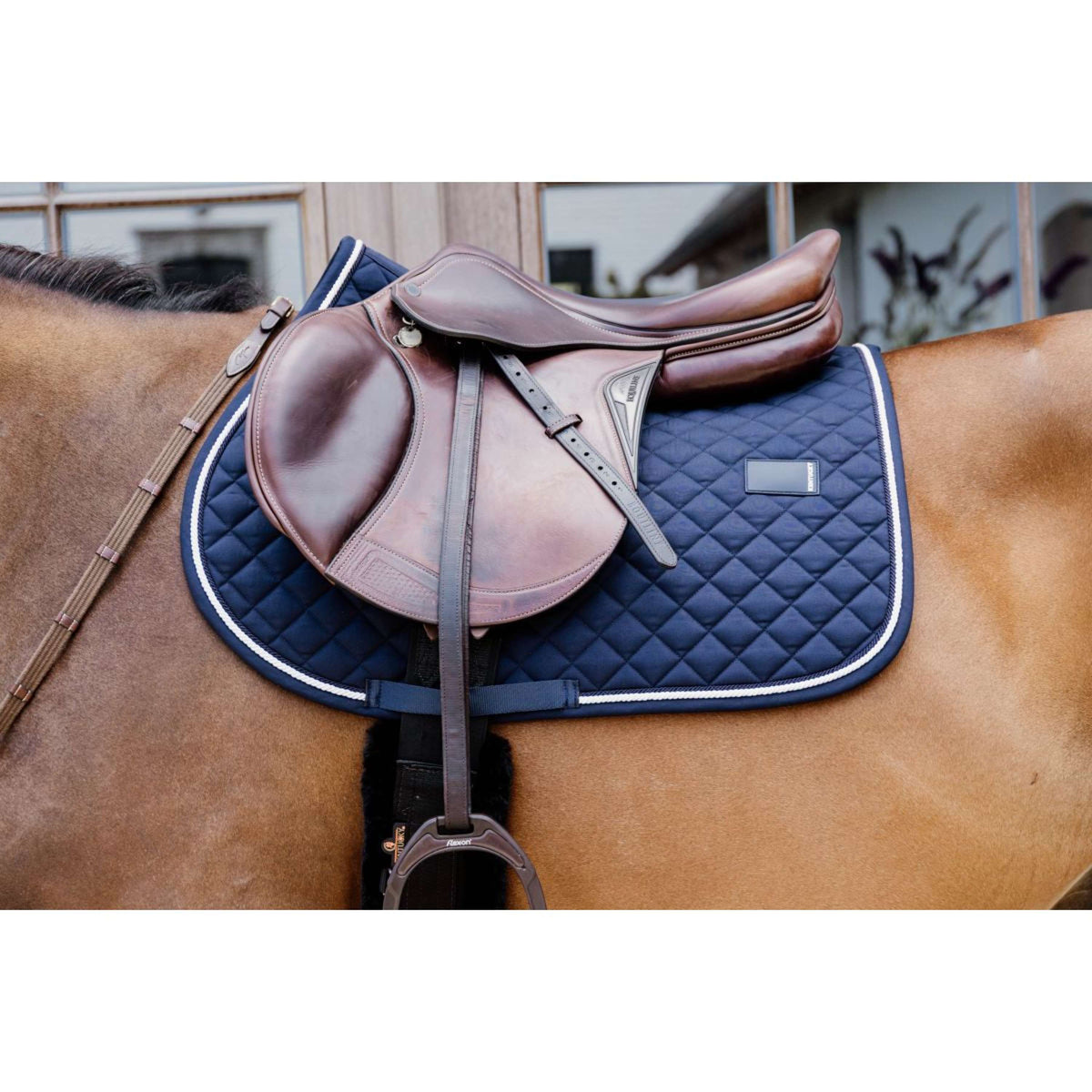 Kentucky Horsewear Mantilla Diamond Rope Springen Navy