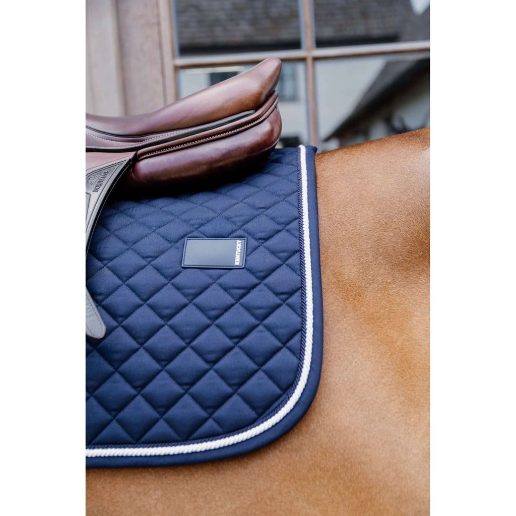 Kentucky Horsewear Mantilla Diamond Rope Doma clásica Navy