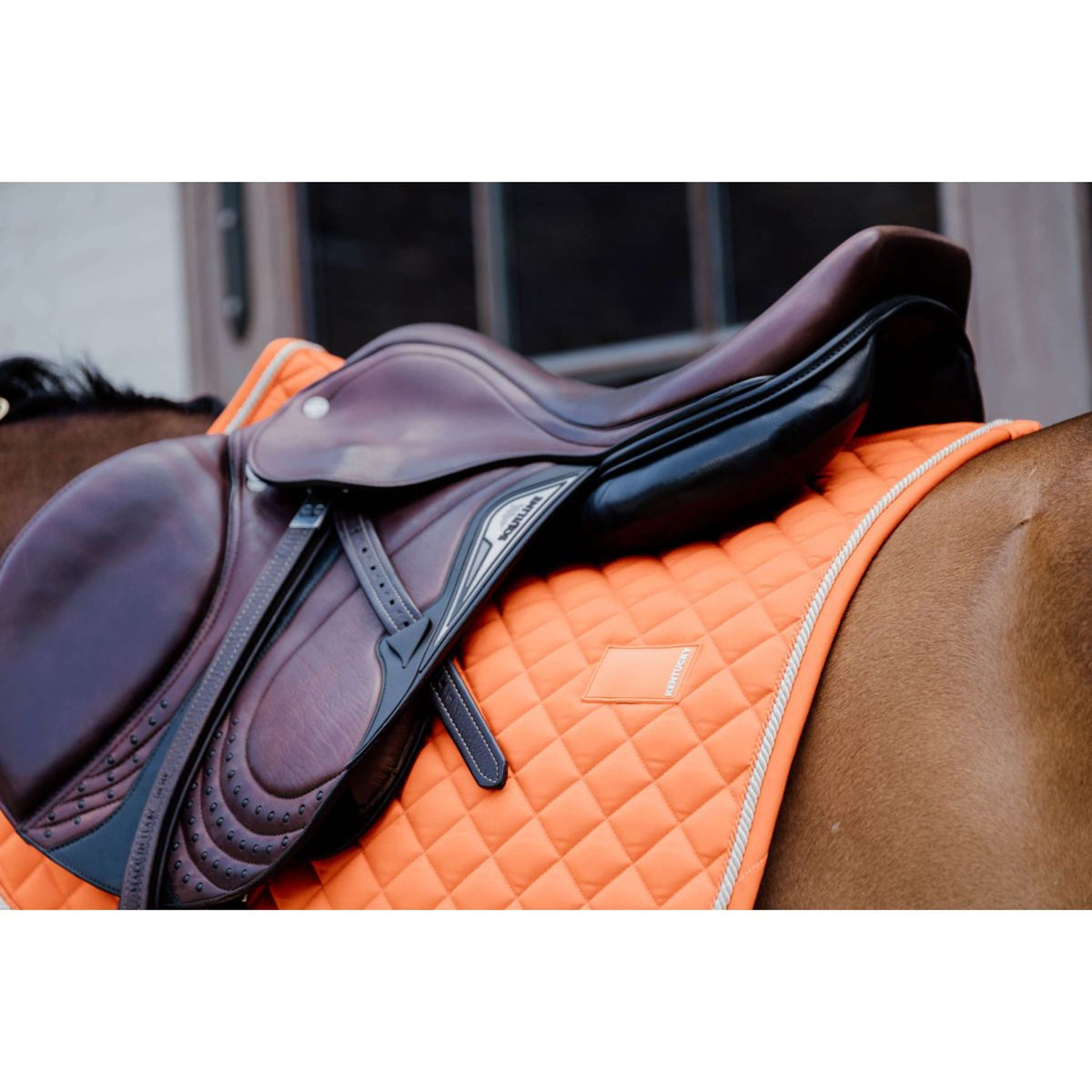 Kentucky Horsewear Mantilla Diamond Rope Springen Naranja