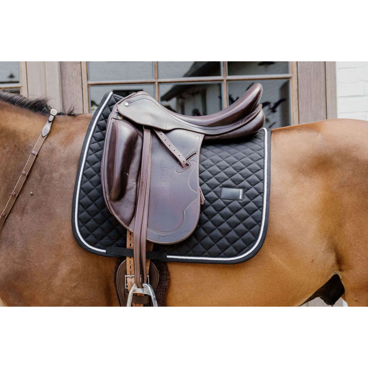 Kentucky Horsewear Mantilla Diamond Rope Doma Negro