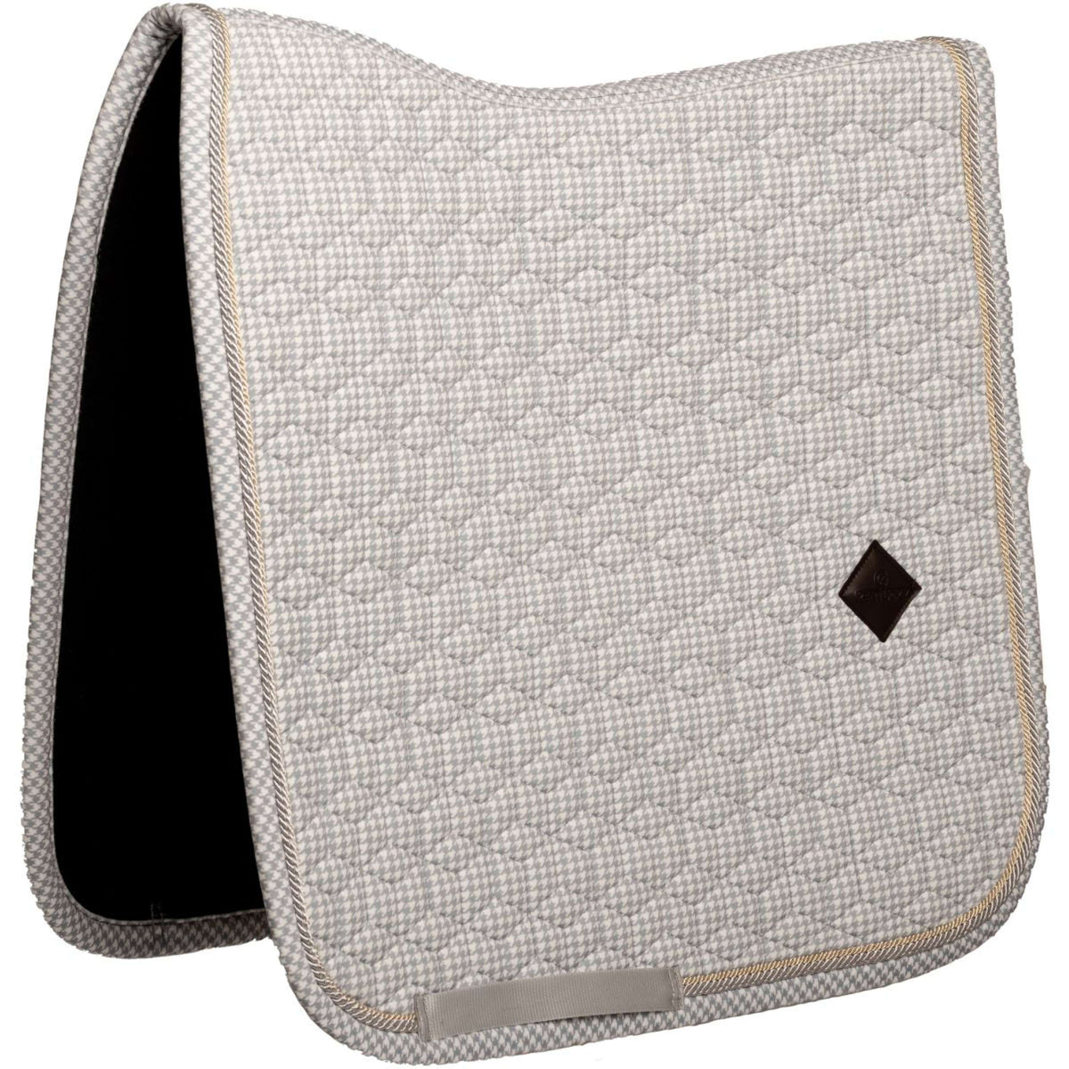 Kentucky Mantilla Velvet Pied de Poule Doma clásica Gris/Blanco