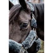 Kentucky Horsewear Cabezada Sheepskin Gris