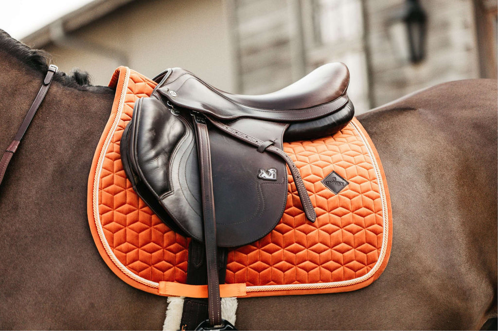 Kentucky Horsewear Mantilla Velvet Saltando Naranja