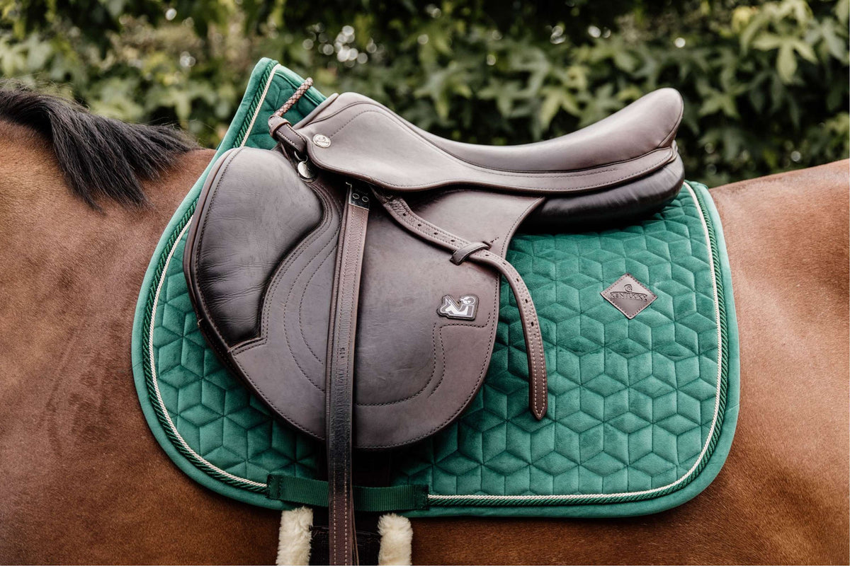 Kentucky Horsewear Mantilla Velvet Springen Verde Oscuro