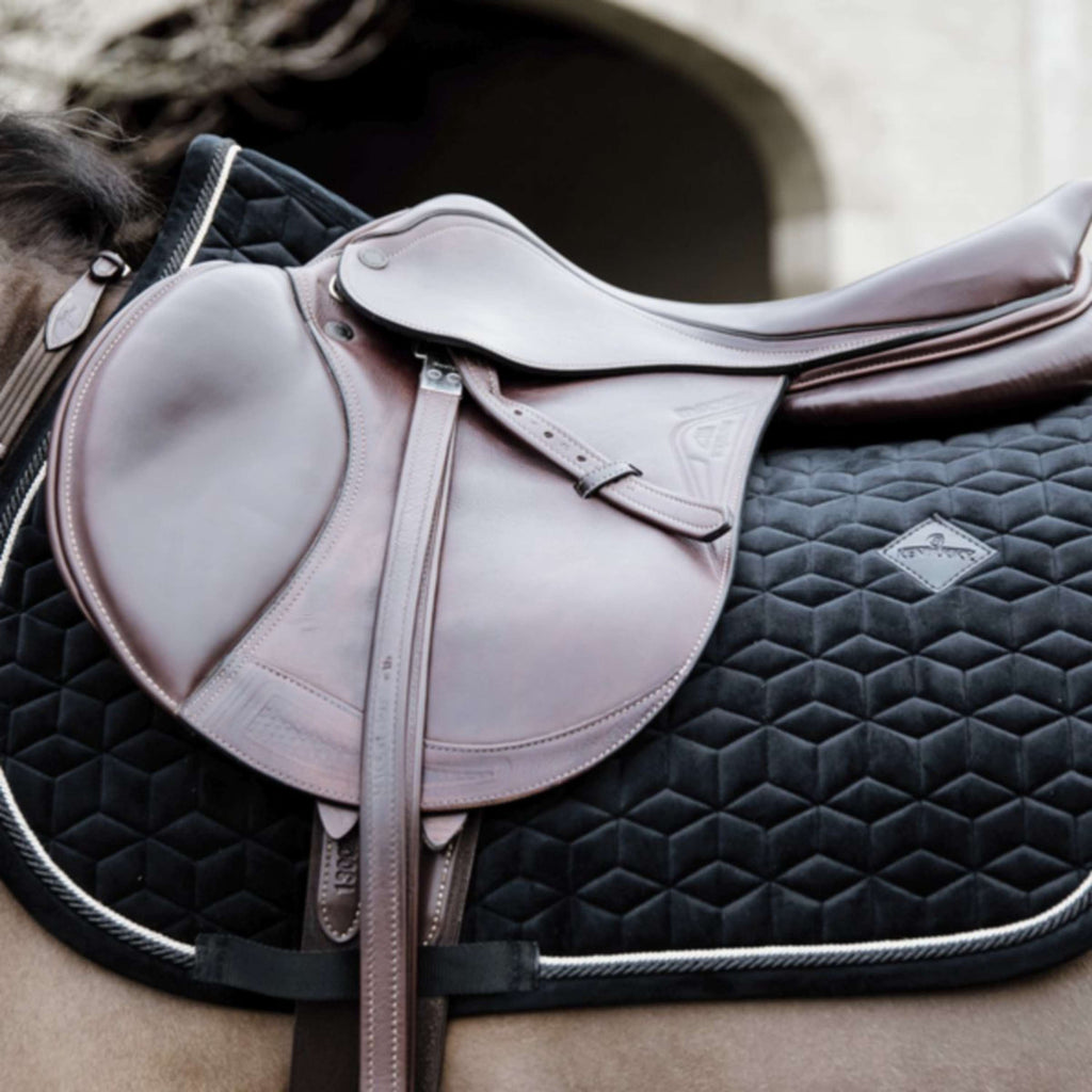 Kentucky Horsewear Mantilla Basic Velvet Saltando Negro