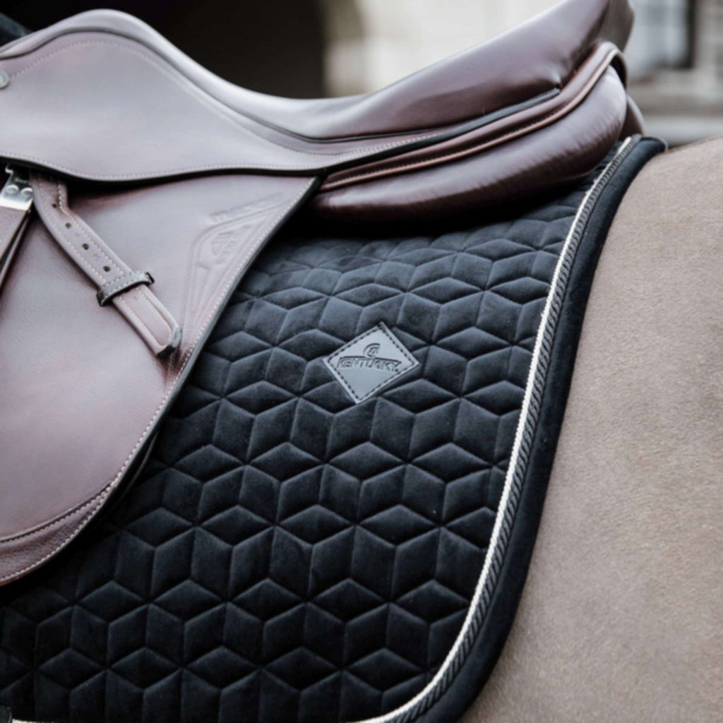 Kentucky Horsewear Mantilla Basic Velvet Saltando Negro