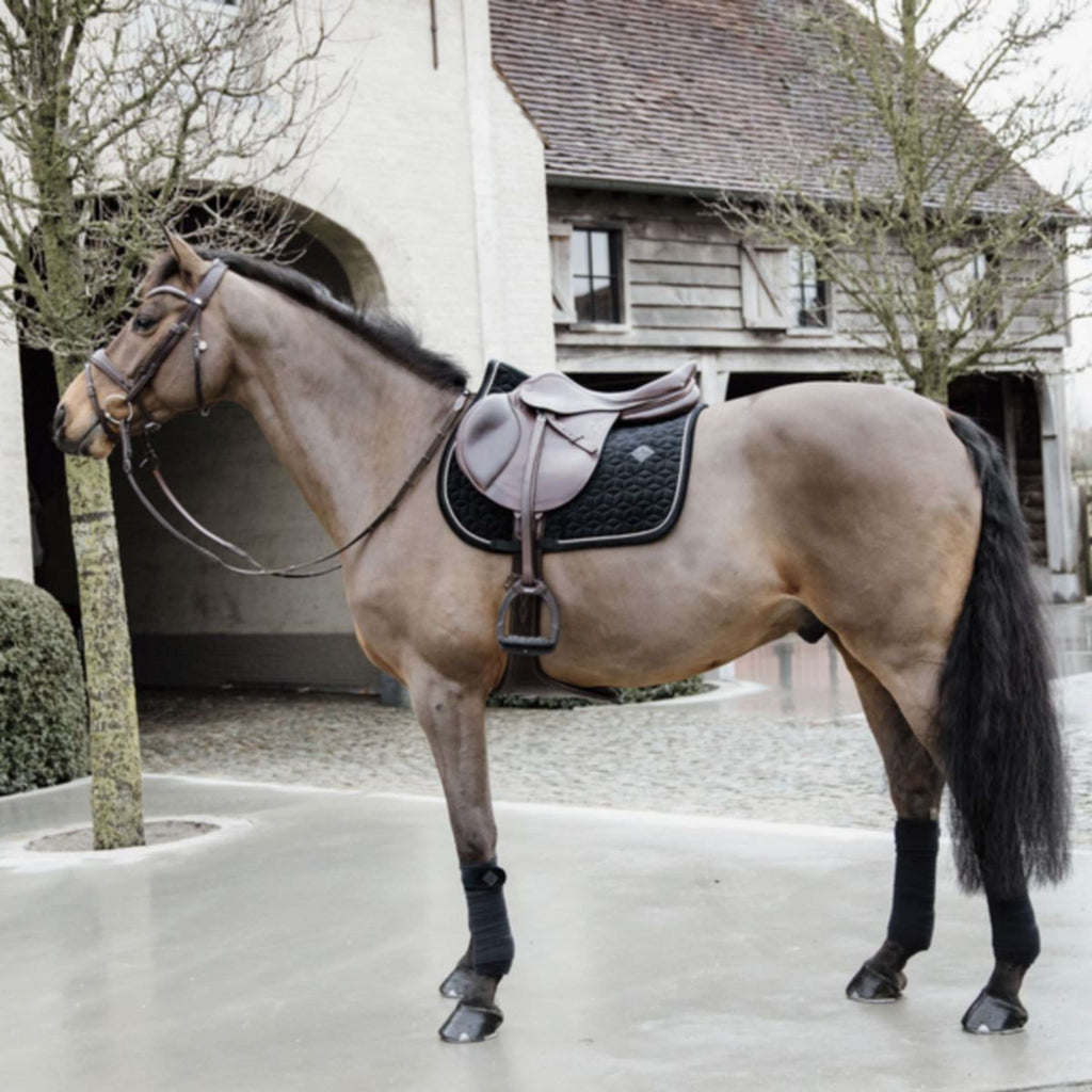 Kentucky Horsewear Mantilla Basic Velvet Saltando Negro