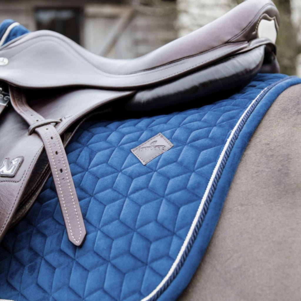 Kentucky Horsewear Mantilla Basic Velvet Saltando Navy