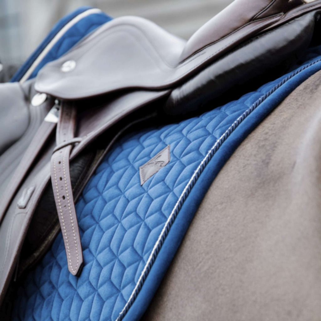 Kentucky Horsewear Mantilla Basic Velvet Saltando Navy