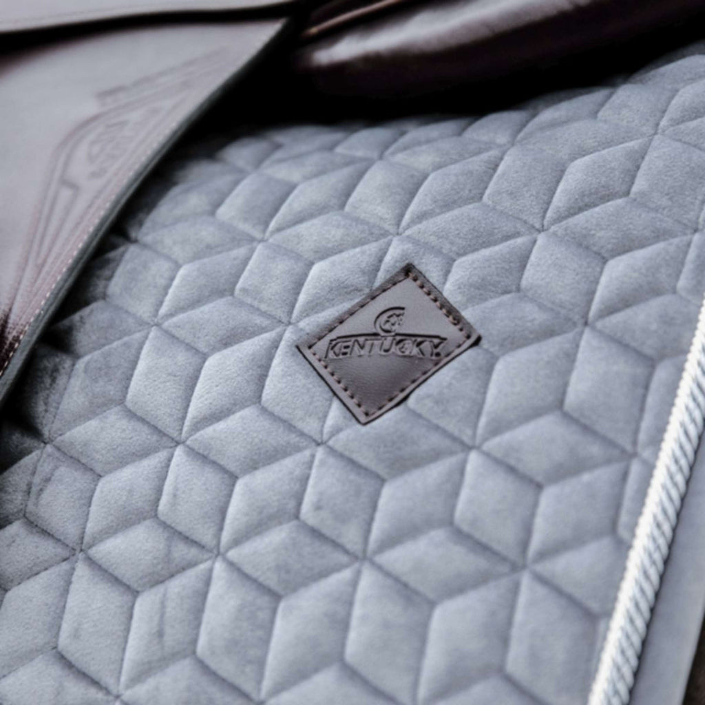 Kentucky Horsewear Mantilla Basic Velvet Saltando Gris