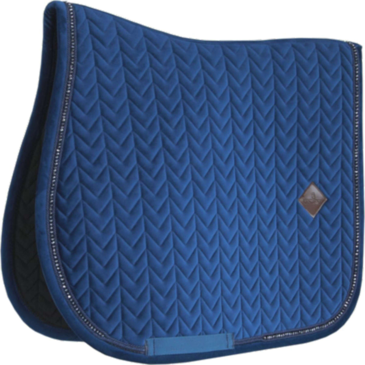 Kentucky Horsewear Mantilla Velvet Pearls Springen Navy