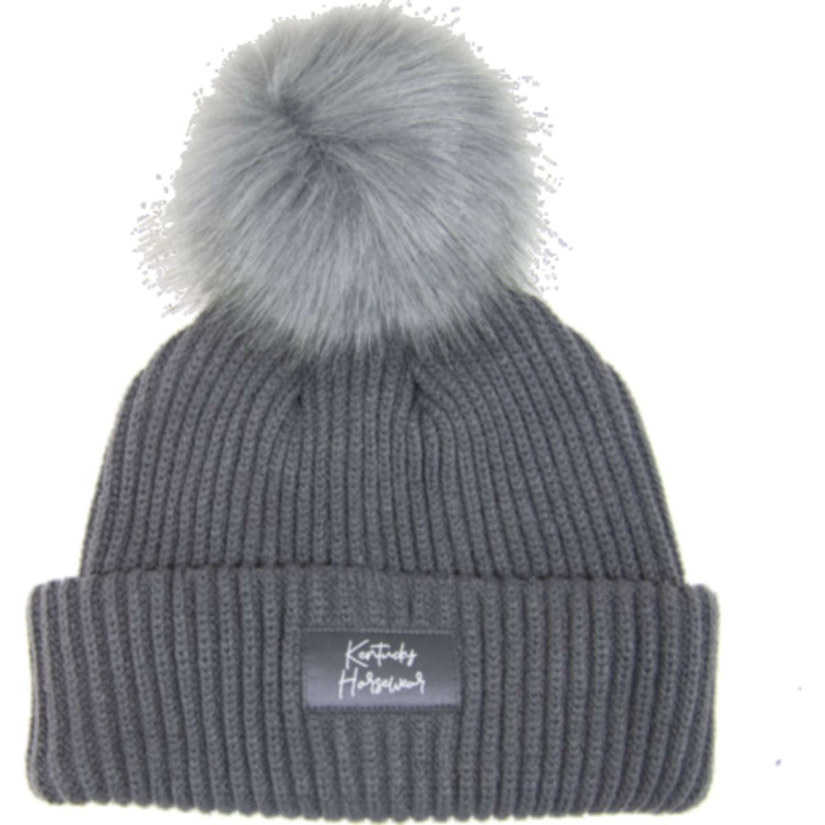 Kentucky Horsewear Gorro Pompom Gris
