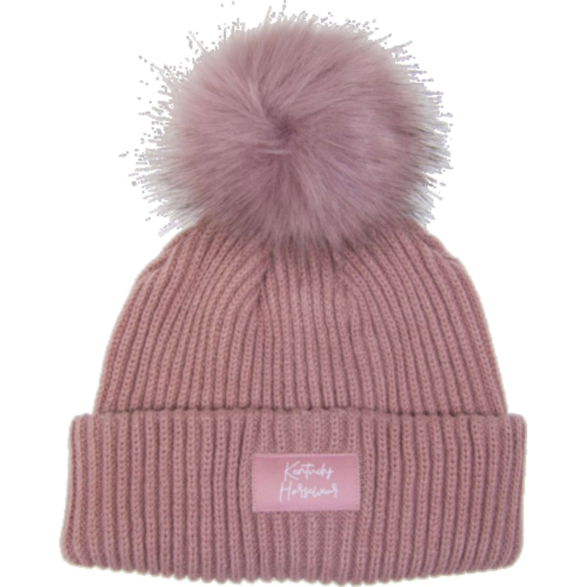 Kentucky Horsewear Gorro Pompom Rosa Viejo