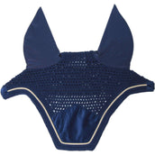 Kentucky Horsewear Bonete para Orejas Wellington Basic Velvet Navy