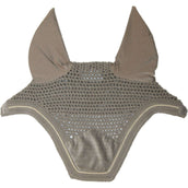 Kentucky Horsewear Bonete para Orejas Wellington Basic Velvet Beige