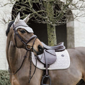 Kentucky Horsewear Bonete para Orejas Wellington Basic Velvet Beige