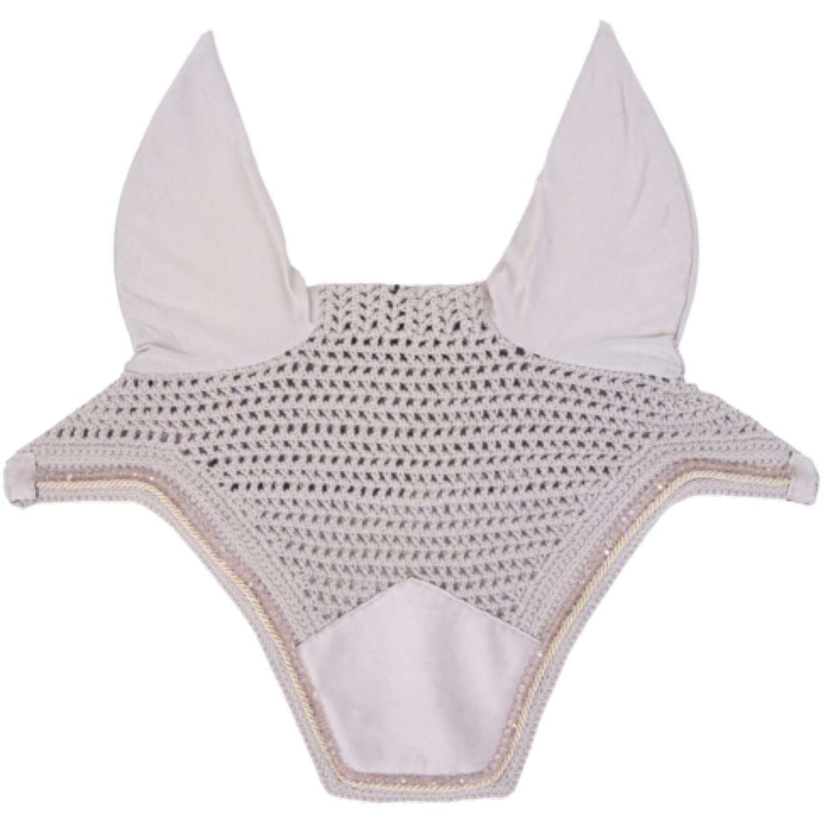 Kentucky Horsewear Bonete para Orejas Wellington Velvet Pearls Soft Rose