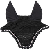 Kentucky Horsewear Bonete para Orejas Wellington Big Stone & Pearl Soundless Negro