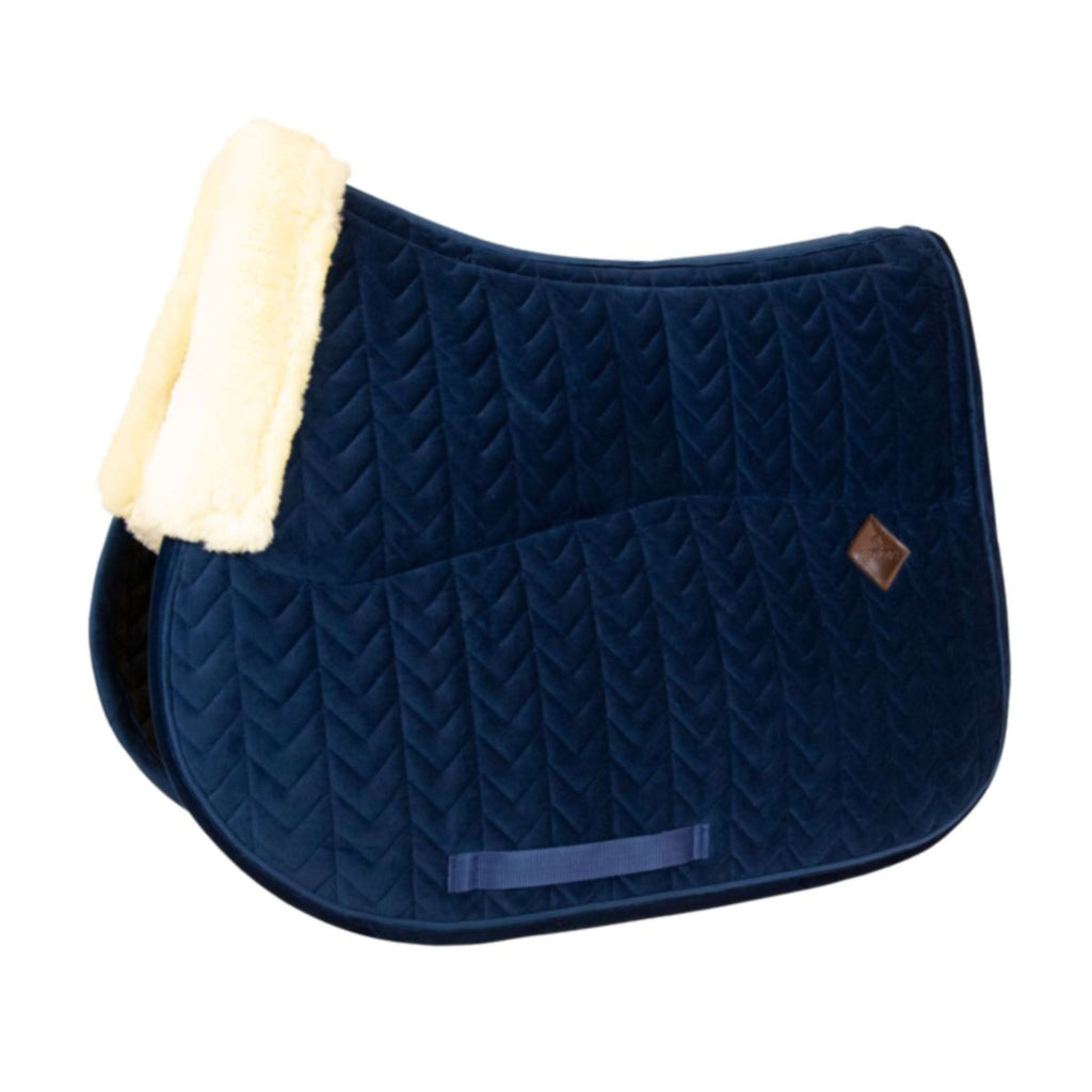 Kentucky Horsewear Mantilla Skin Friendly Velvet Saltando Navy