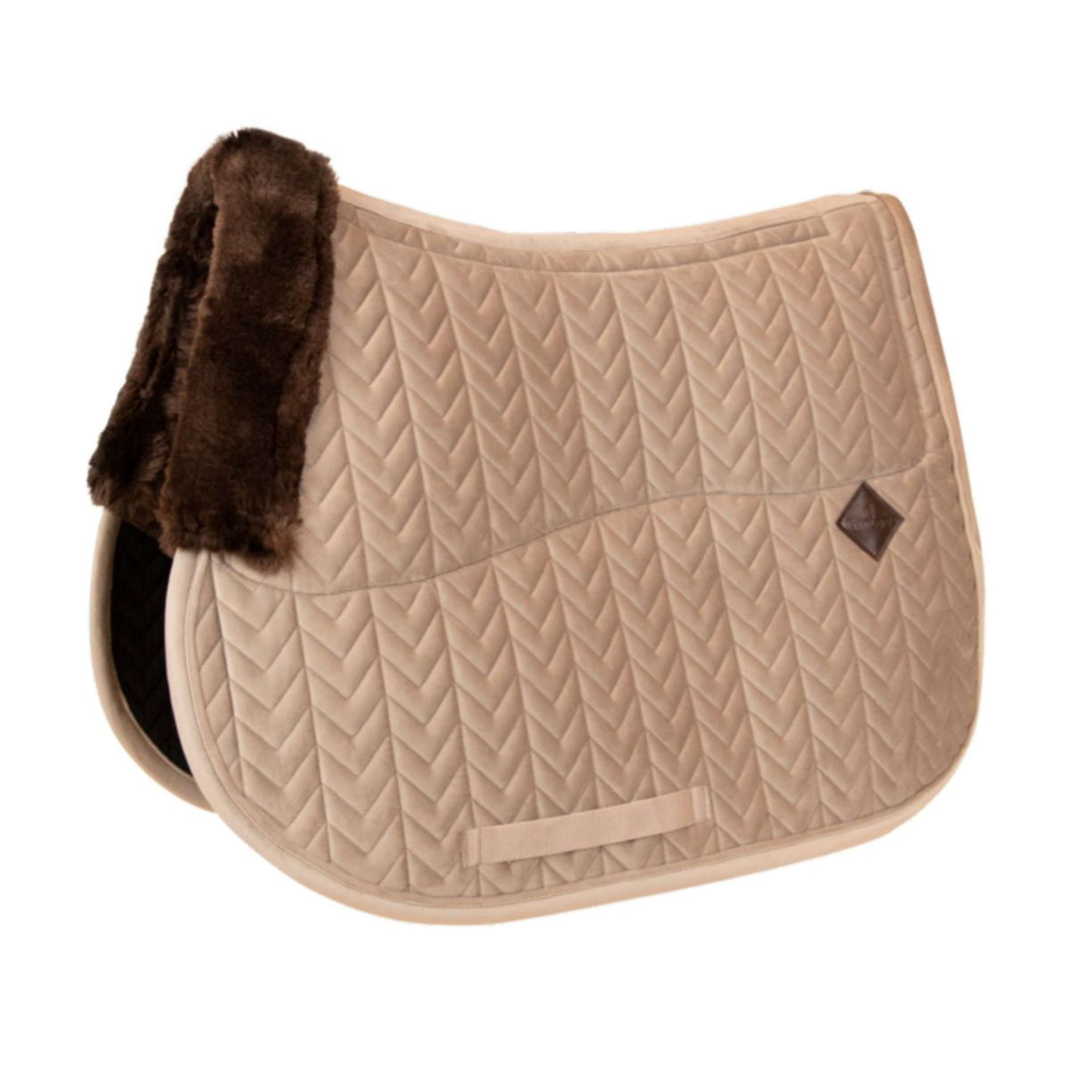 Kentucky Horsewear Mantilla Skin Friendly Velvet Springen Beige