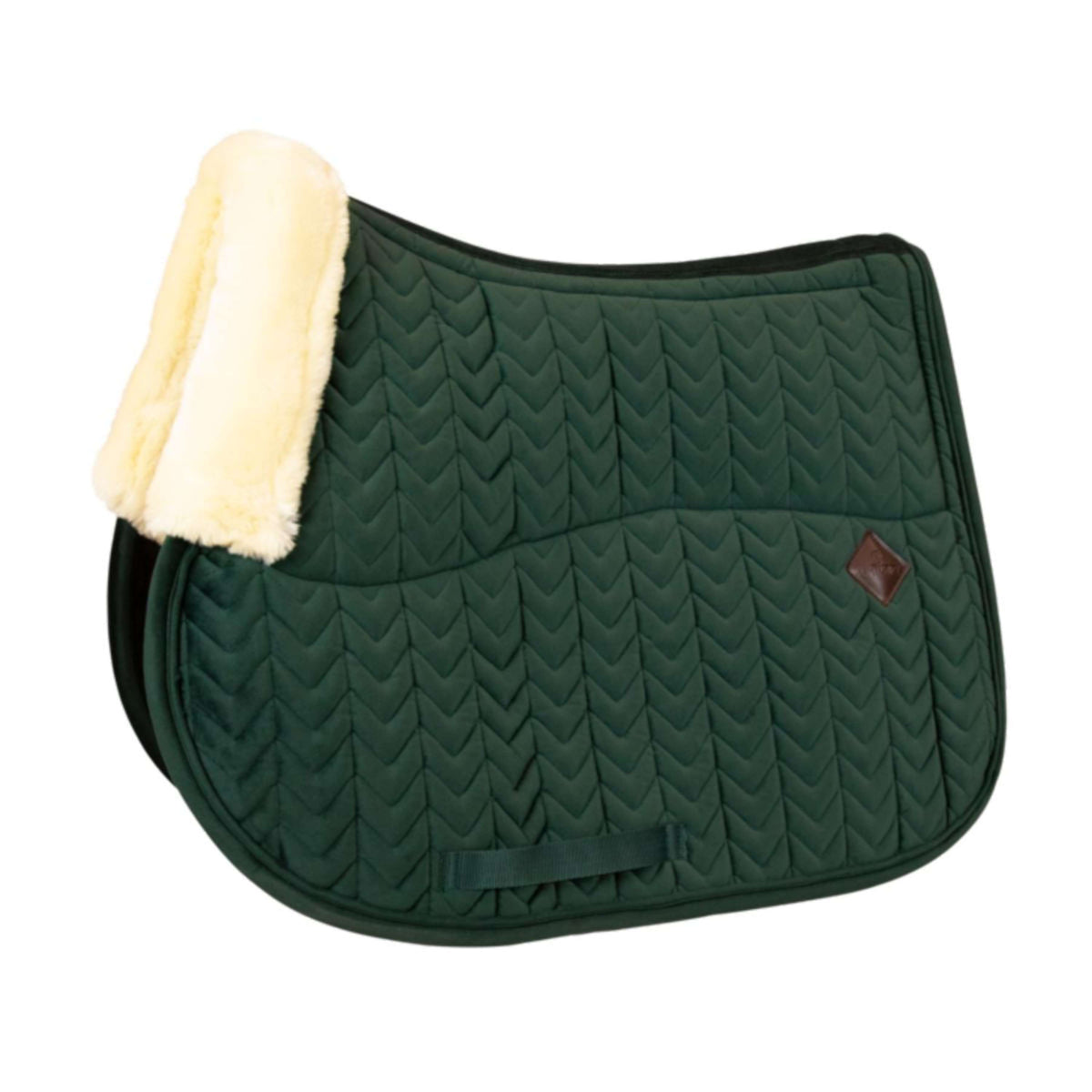 Kentucky Horsewear Mantilla Skin Friendly Velvet Springen Pine Green