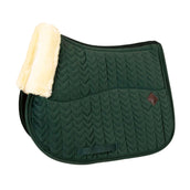 Kentucky Horsewear Mantilla Skin Friendly Velvet Springen Pine Green