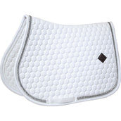 Kentucky Horsewear Mantilla Glitter saltando Blanco/Plata