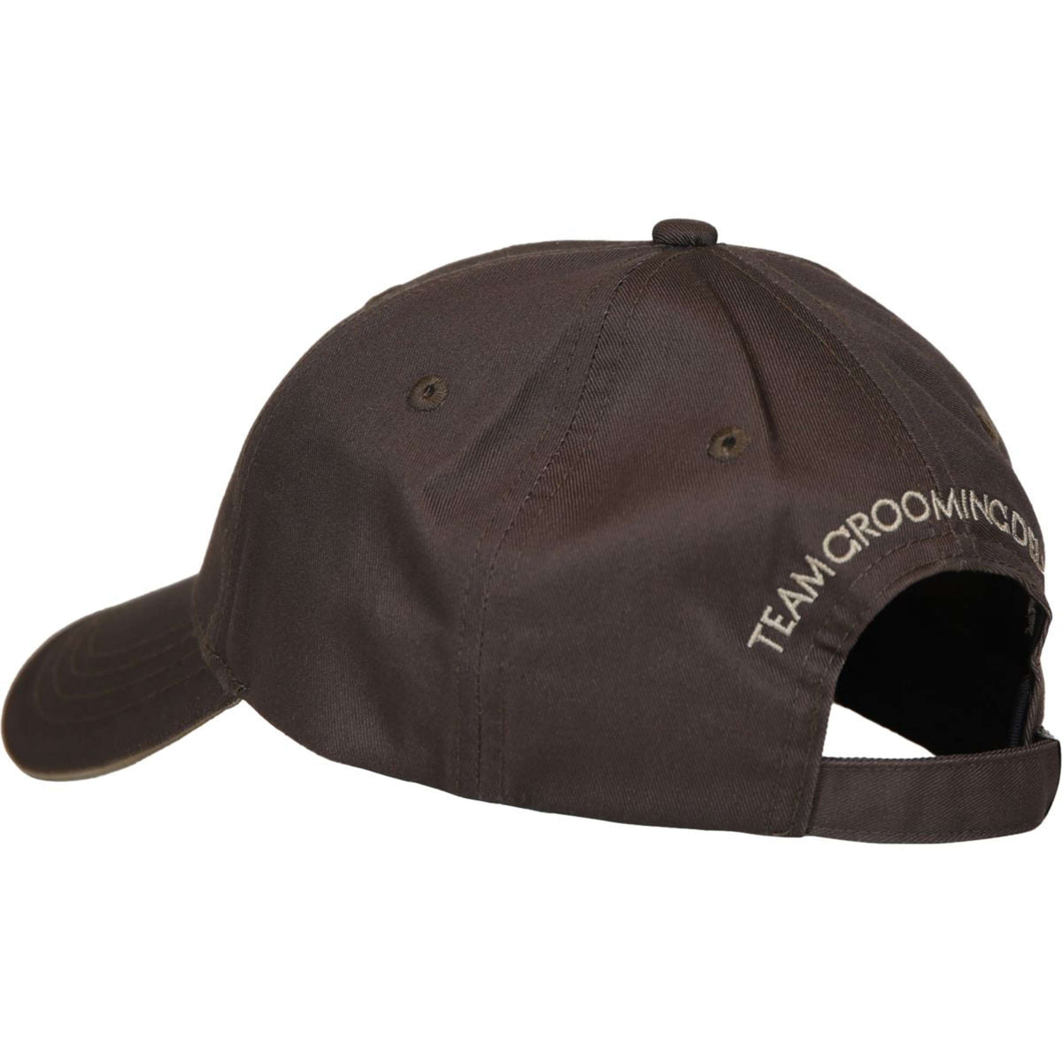 Kentucky Horsewear Gorra Grooming Deluxe Marron