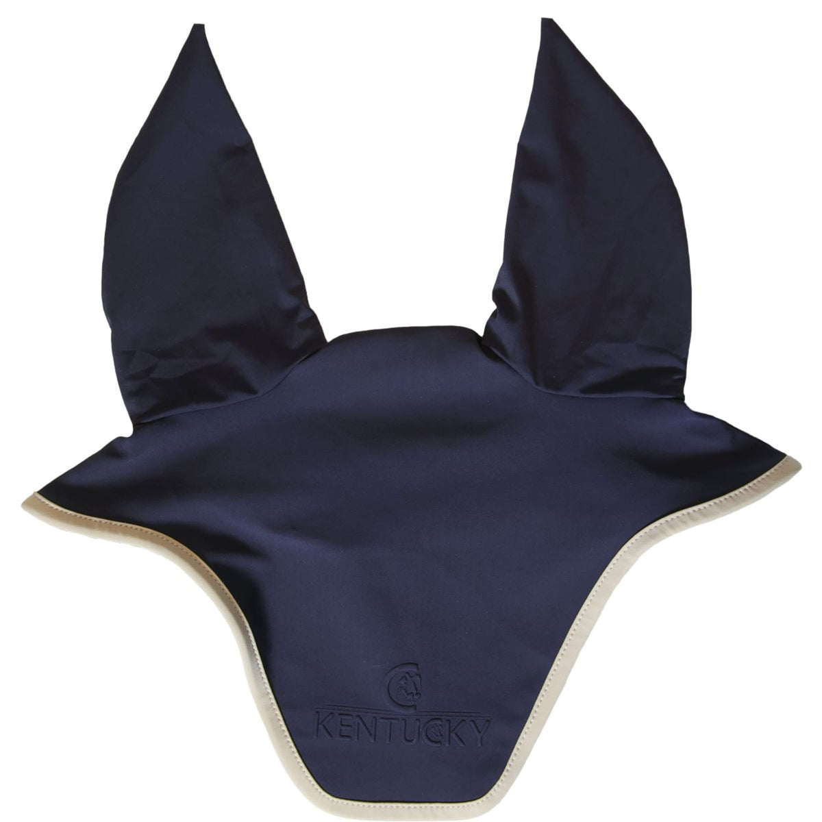 Kentucky Horsewear Bonete para Orejas Wellington Softshell Navy/Beige