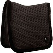 Kentucky Horsewear Mantilla Fake Fur Onion Quilt Doma clásica Negro