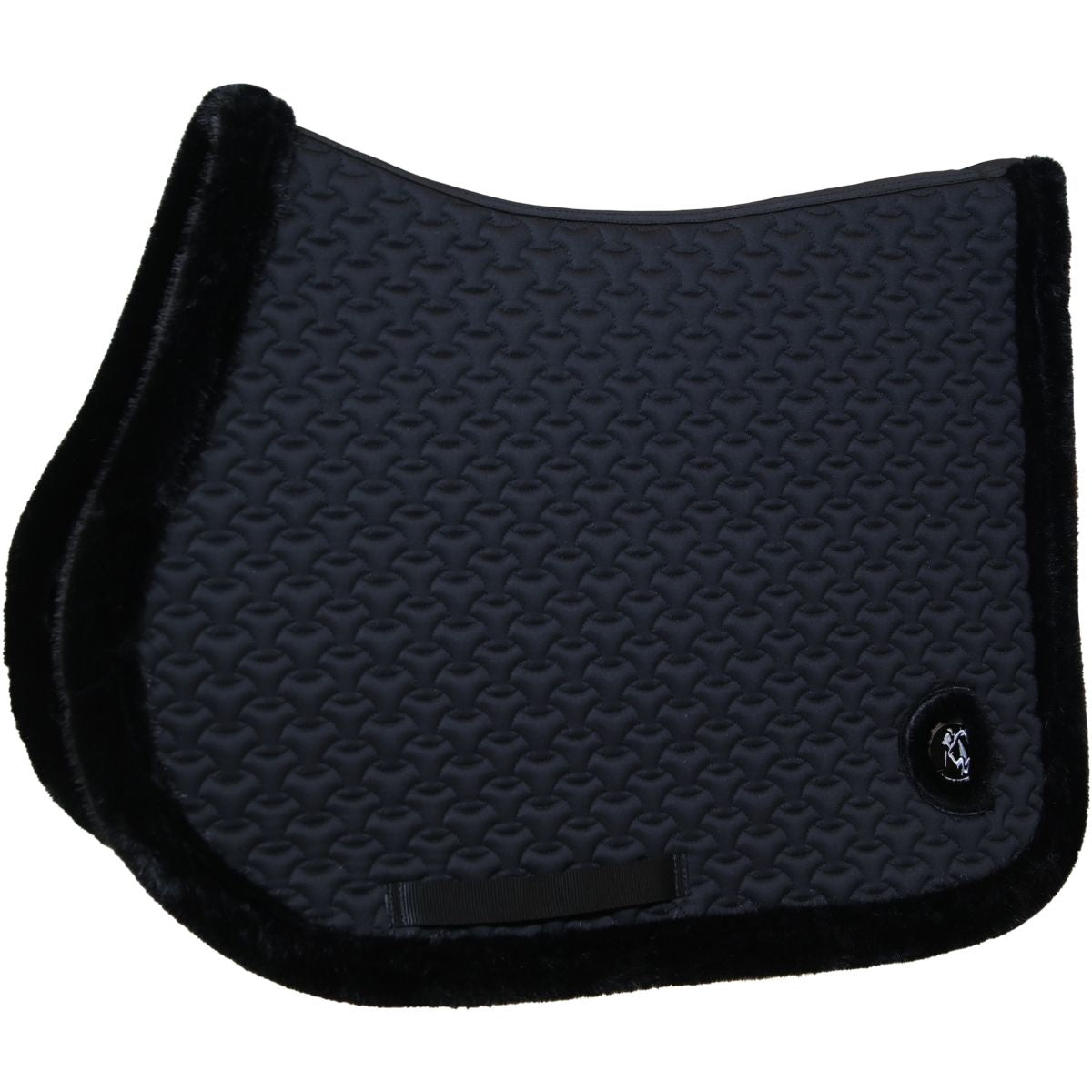 Kentucky Horsewear Mantilla Fake Fur Onion Quilt saltando Negro