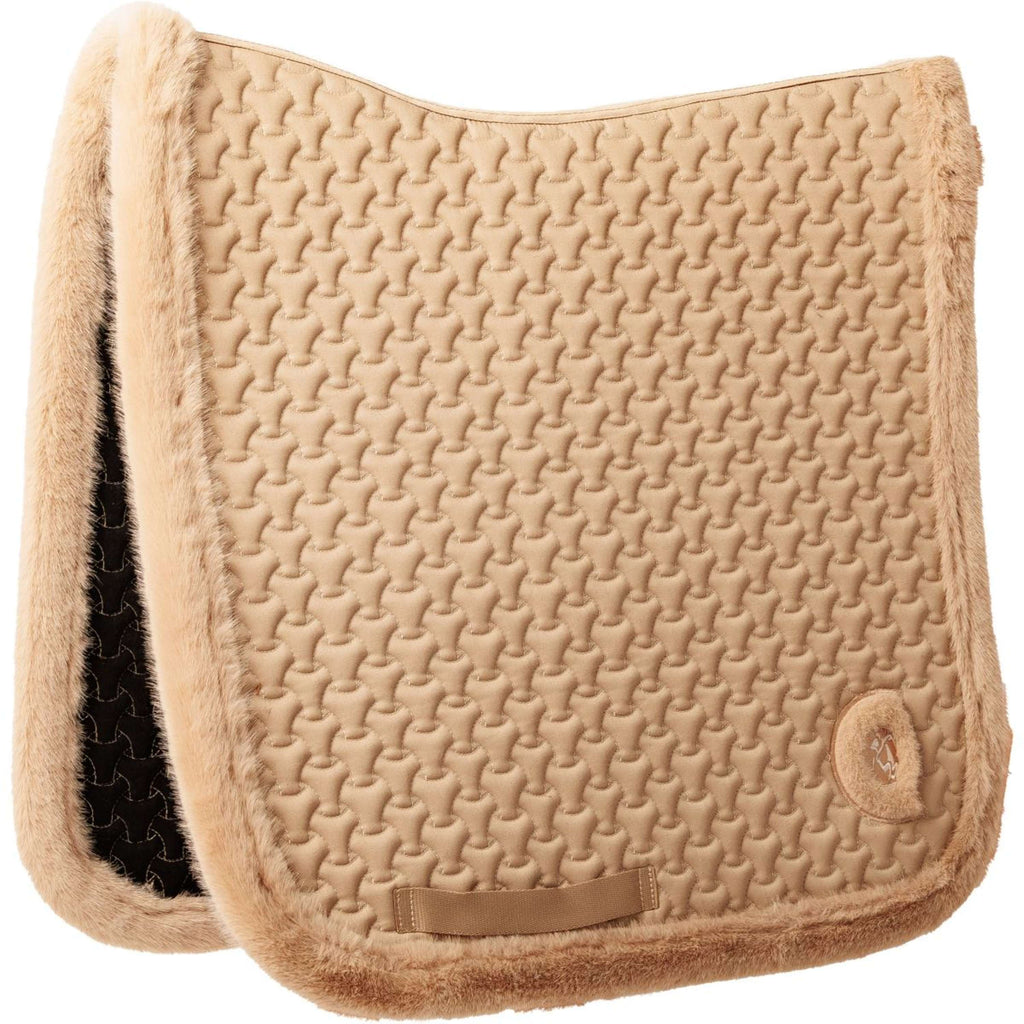 Kentucky Horsewear Mantilla Fake Fur Onion Quilt Doma clásica Beige