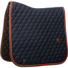 Kentucky Horsewear Mantilla Onion Quilt Leather Neon Doma clásica Navy