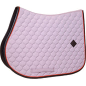 Kentucky Horsewear Mantilla Onion Quilt Leather Neon saltando Lavanda