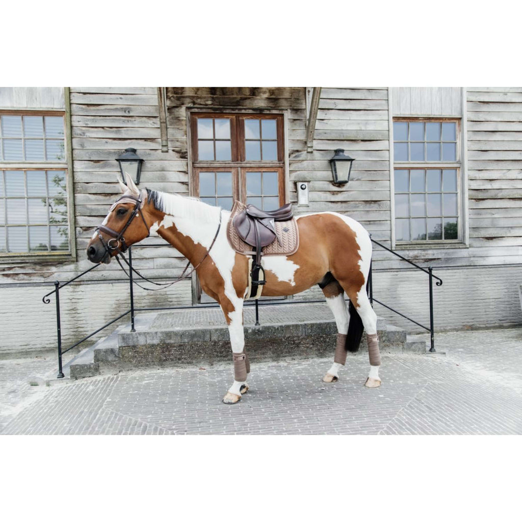Kentucky Horsewear Mantilla Velvet Pearls Saltando Beige
