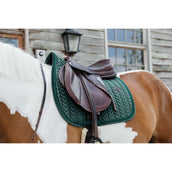 Kentucky Horsewear Mantilla Velvet Pearls Springen Pine Green