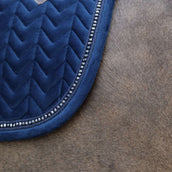 Kentucky Horsewear Mantilla Velvet Pearls Springen Navy