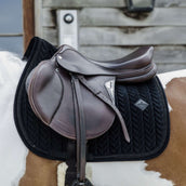 Kentucky Horsewear Mantilla Velvet Pearls Springen Negro