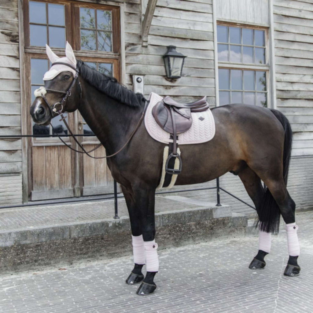 Kentucky Horsewear Mantilla Velvet Pearls Saltando Soft Rose